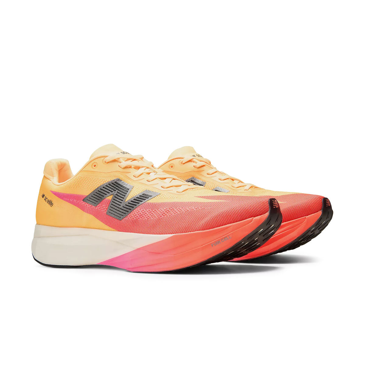 New Balance FuelCell SuperComp Elite V5 løbesko i orange og pink