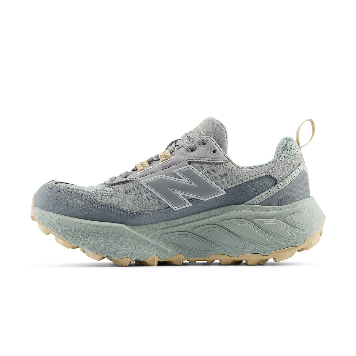 New Balance Hierro V9 Dame trailsko i grå og grøn farve