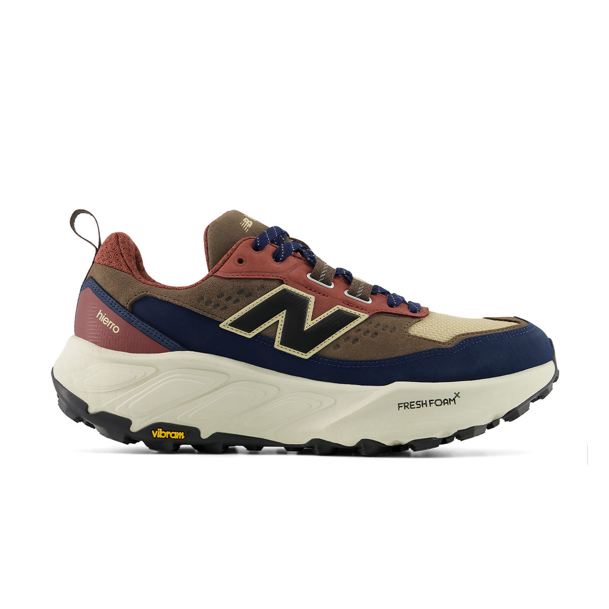 New Balance Hierro V9 herresko i blå, brun og beige farver