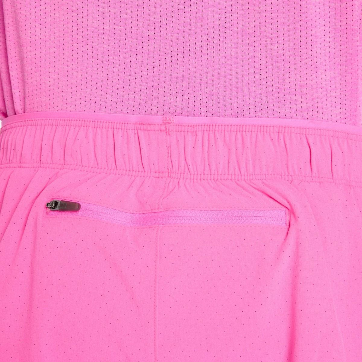 Rosa New Balance RC 5" shorts til herrer med lynlås bagpå