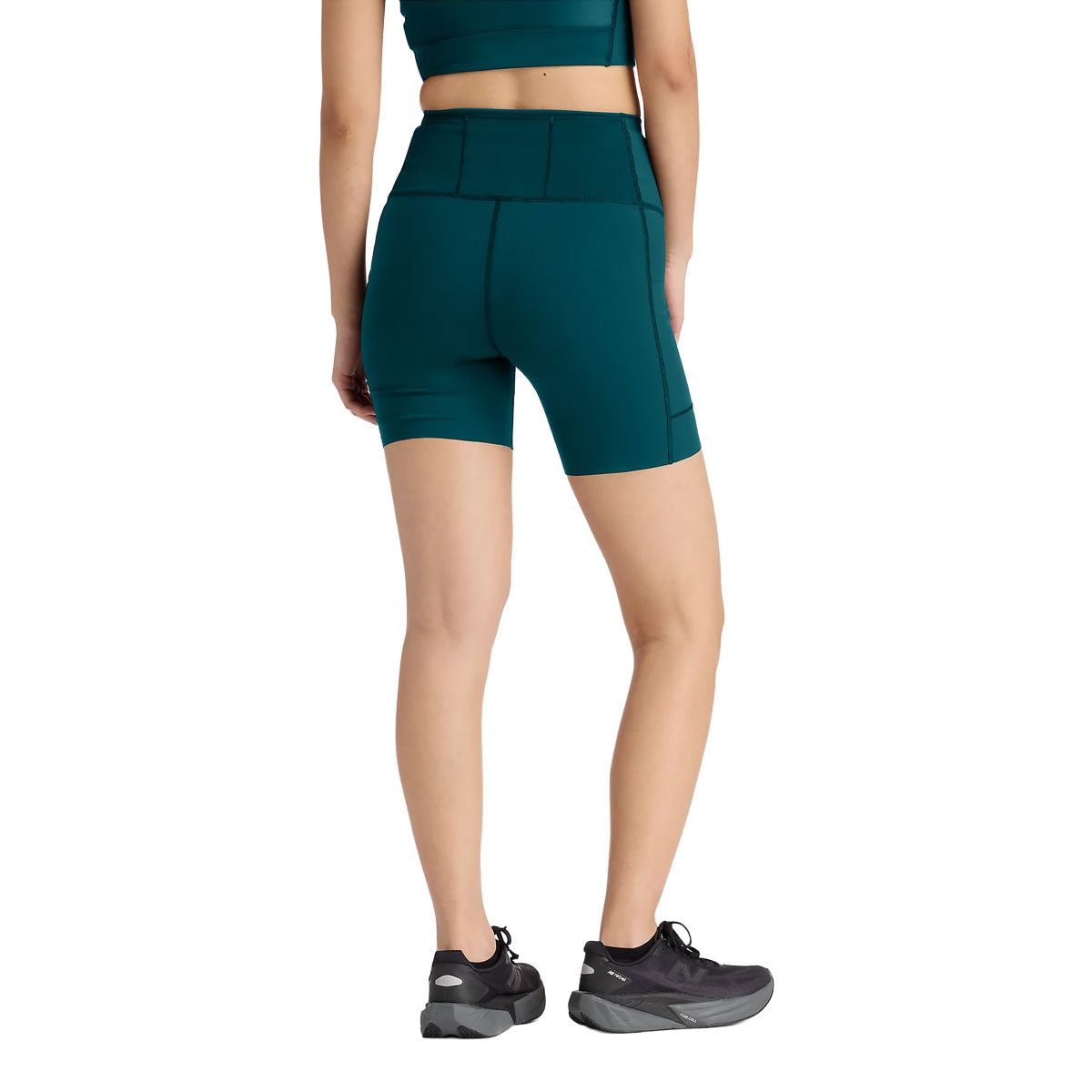 New Balance RC Elite Storage Short 6" i grøn farve