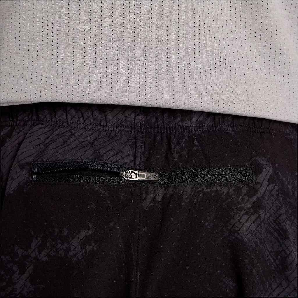 New Balance RC Printed 5in Shorts Herre