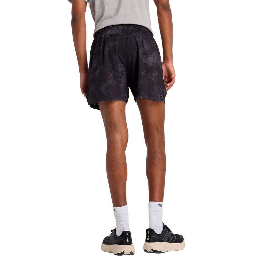 New Balance RC Printed 5in Shorts Herre