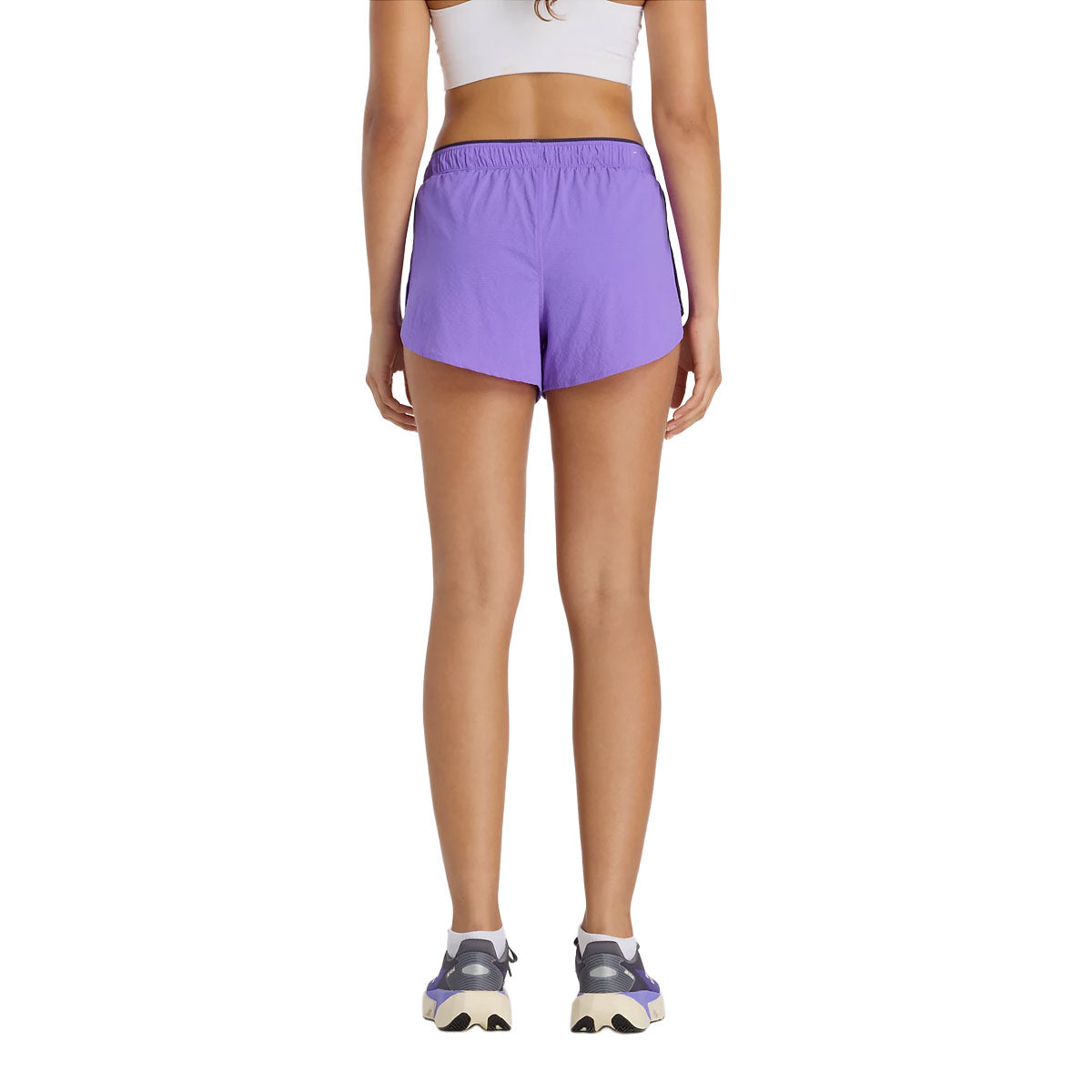 Lilla New Balance RC Ultralight PR shorts til damer, 3 tommer længde