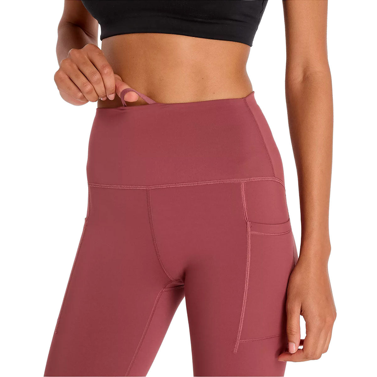 New Balance Sleek Pocket HighRise Leggings Dame