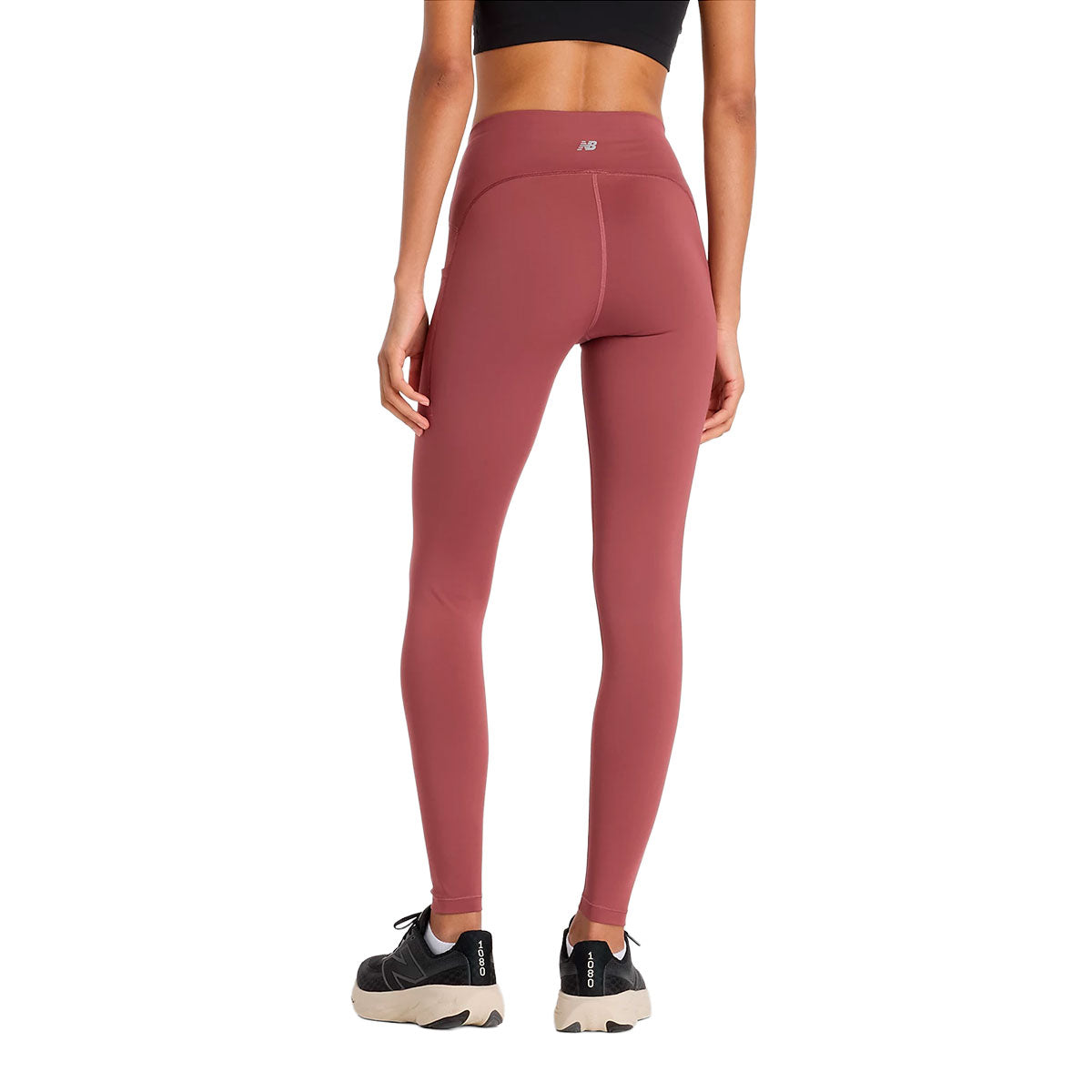 New Balance Sleek Pocket HighRise Leggings Dame
