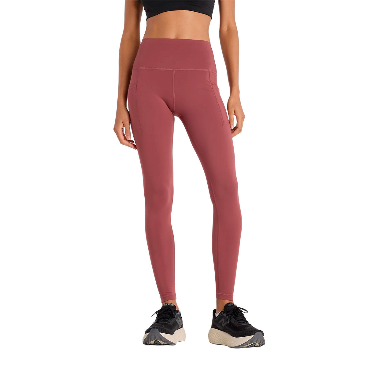 New Balance Sleek Pocket HighRise Leggings Dame