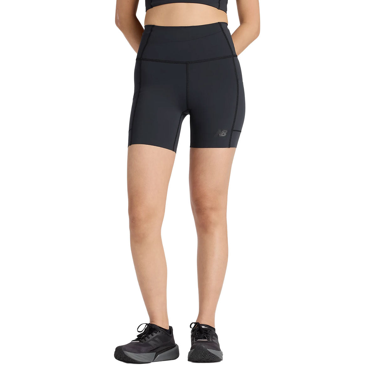 New Balance RC Elite Storage Short 6" dame i sort