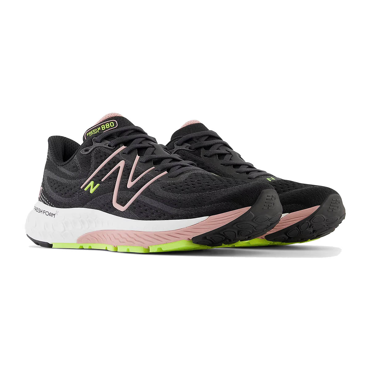 New Balance Fresh Foam X 880v13 dame løbesko i sort og lyserød