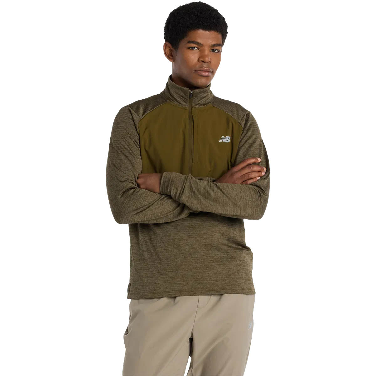 New Balance Athletics Heat Grid Half Zip Herre