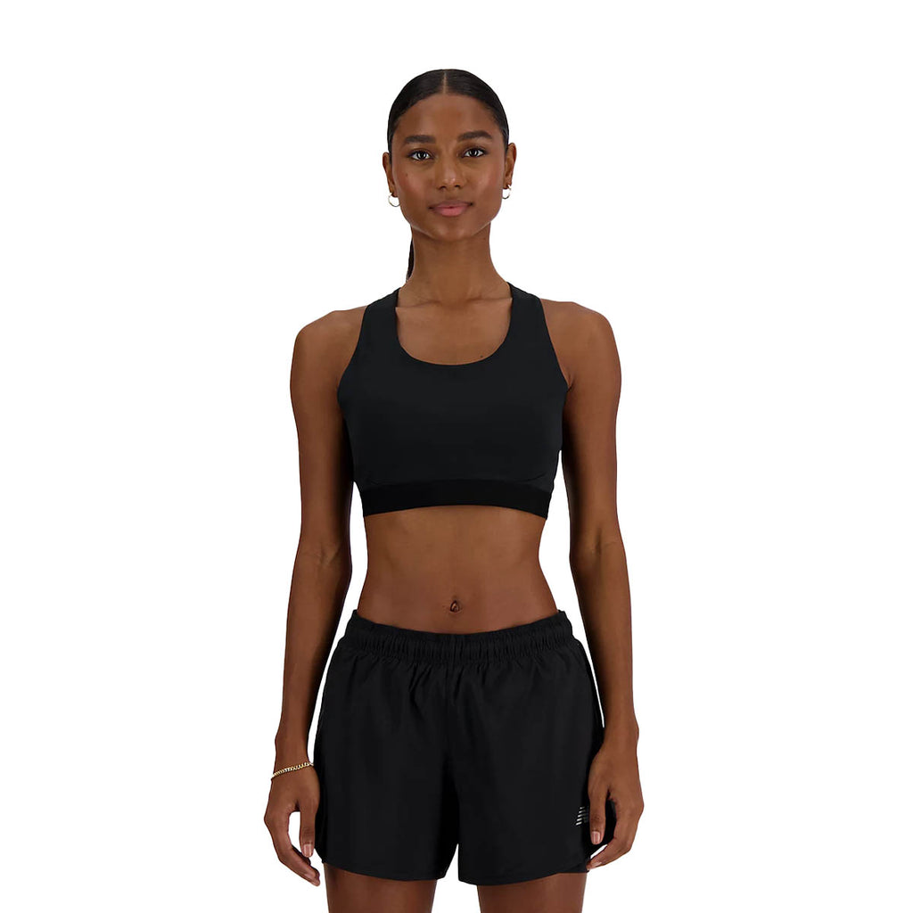 New Balance Sleek Medium Support Pocket Sports Bra