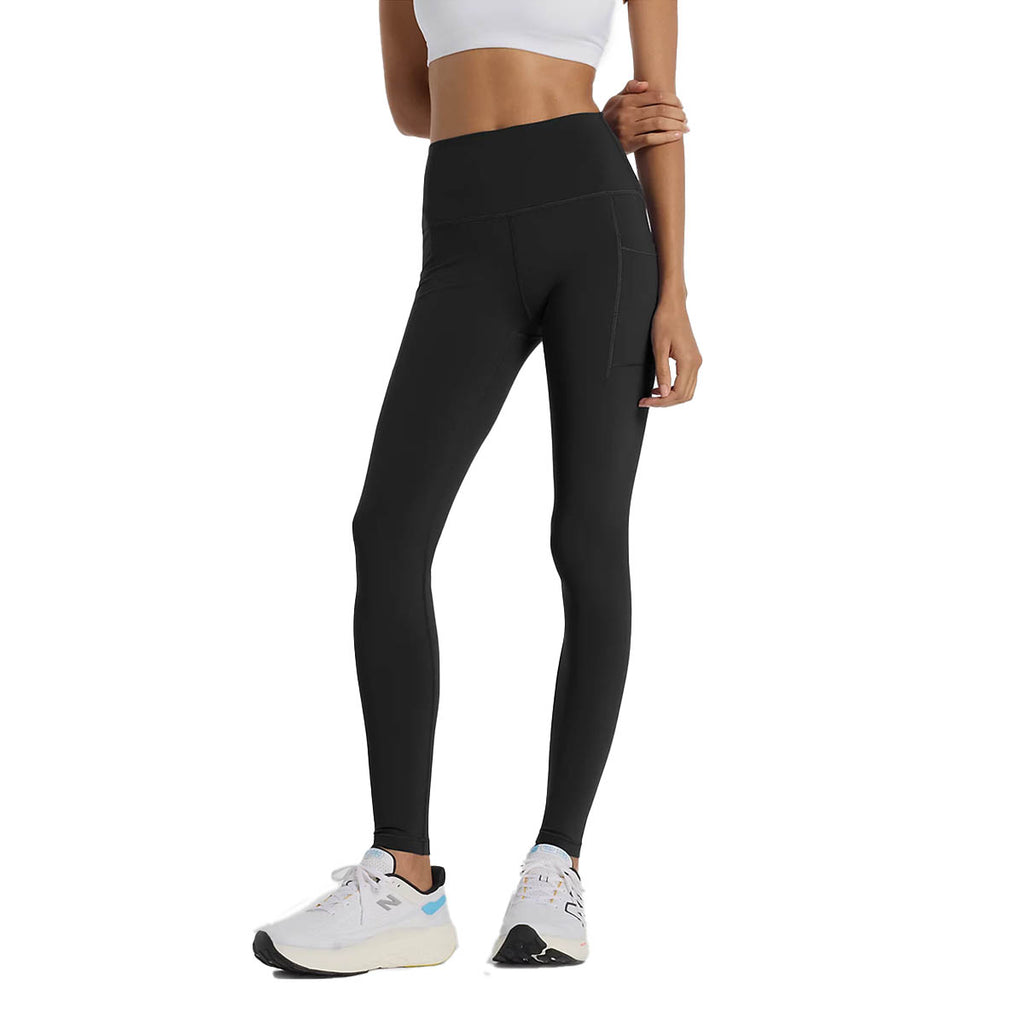 New Balance Sleek Pocket High Rise Legging 27" Dame