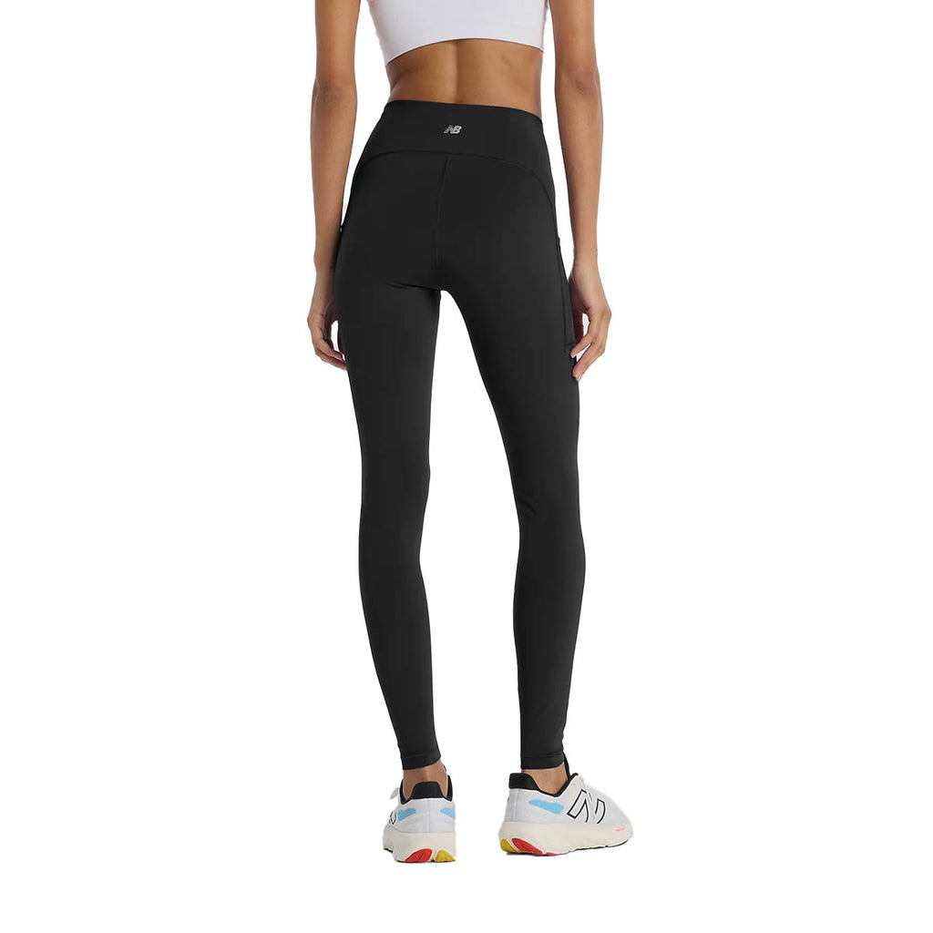 New Balance Sleek Pocket High Rise Legging 27" Dame