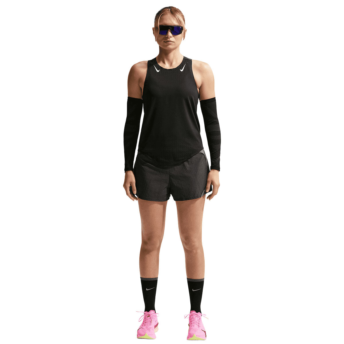 Sort Nike Aeroswift Dri-Fit ADV singlet til kvinder