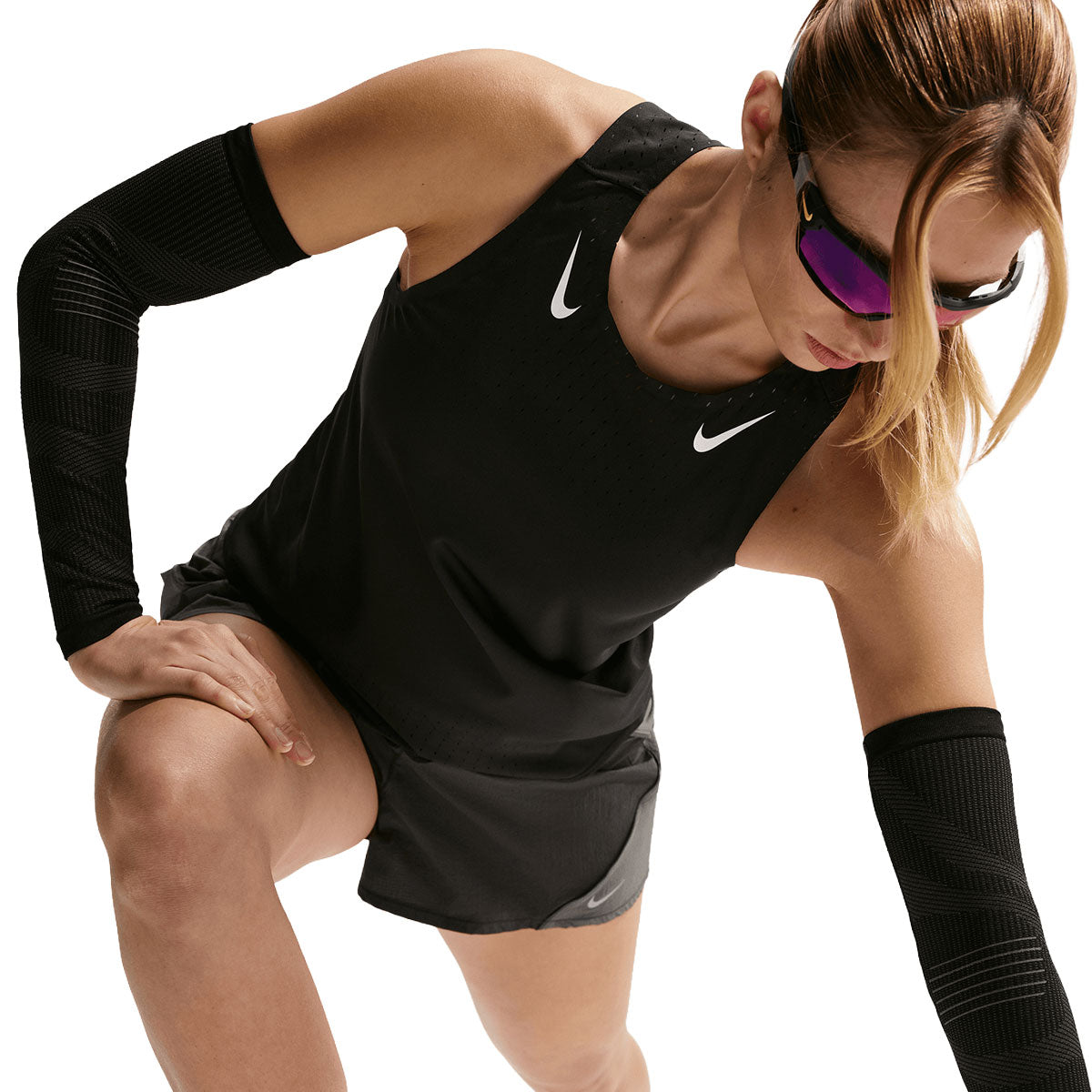 Nike Aeroswift Dri-Fit ADV singlet til kvinder i sort
