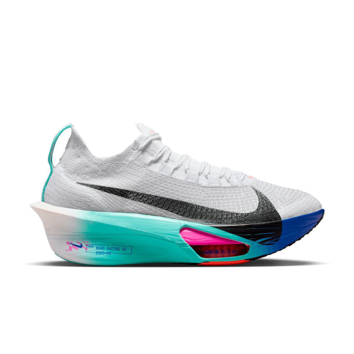 Nike Air Zoom Alphafly Next% 3 Dame løbesko i hvid og blå farve