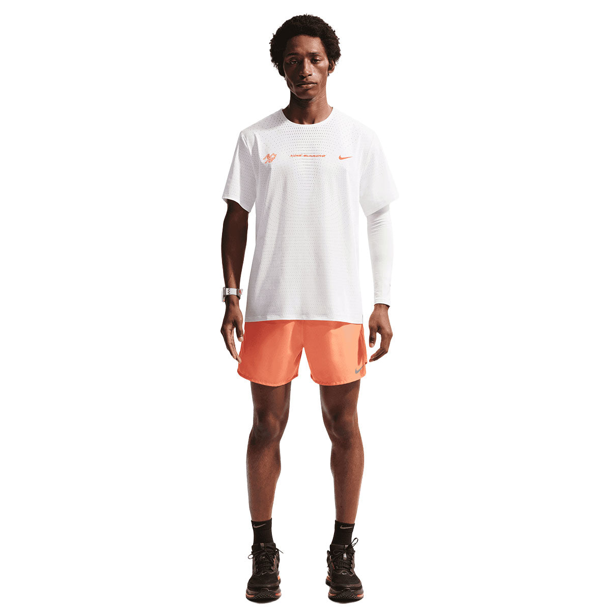 Hvid Nike Dri-Fit ADV Aeroswift T-shirt til mænd