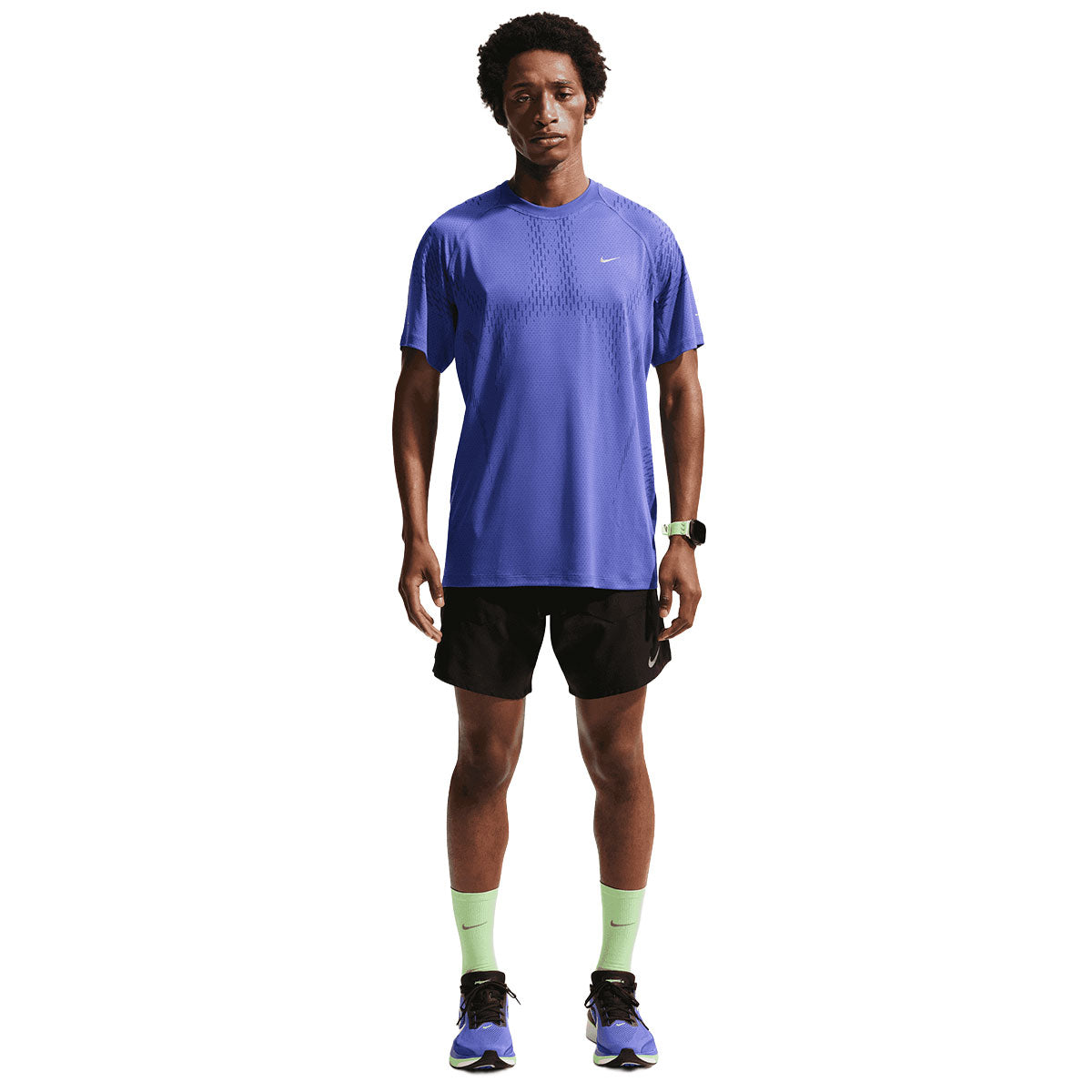 Nike Dri-Fit ADV Stride Novelty T-shirt til mænd i blå farve