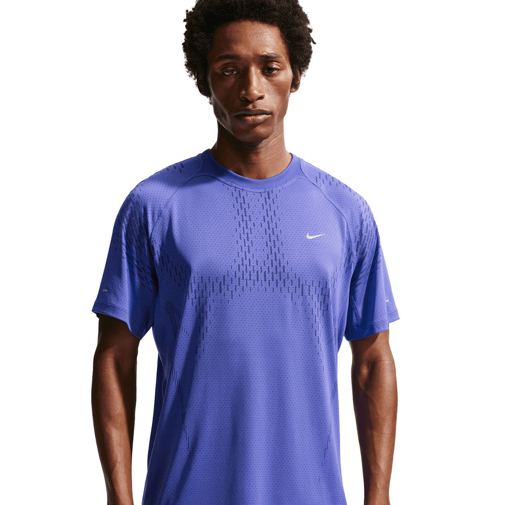 Nike Dri-Fit ADV Stride T-shirt til mænd i lilla farve