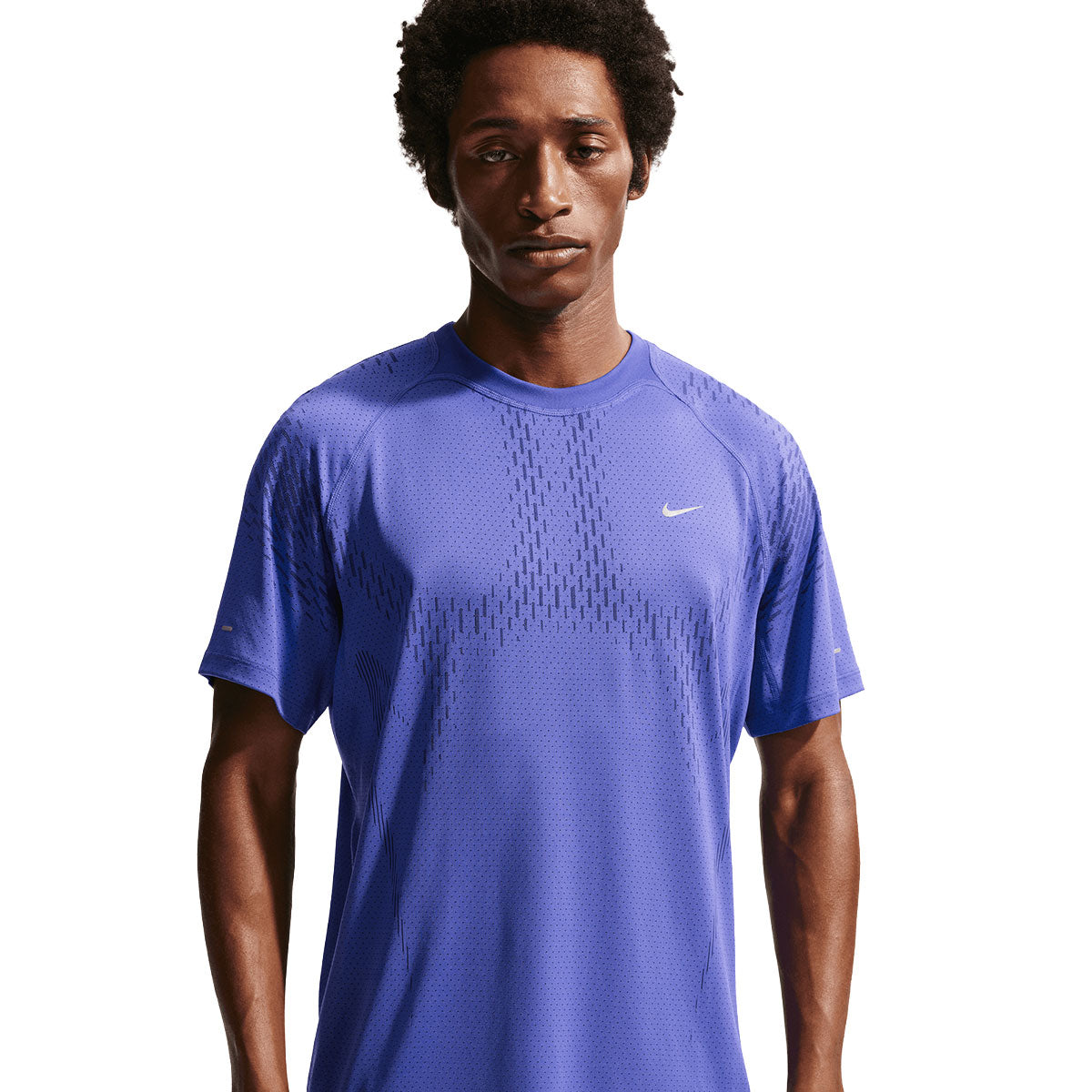 Nike Dri-Fit ADV Stride T-shirt til mænd i lilla farve