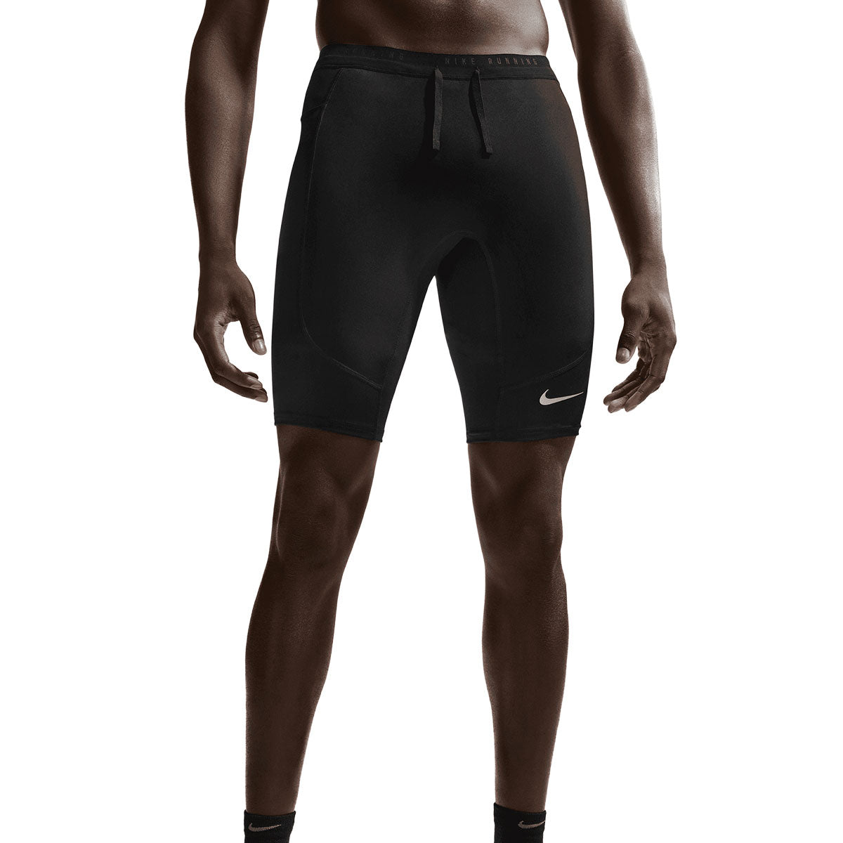 Nike Dri-Fit Stride halv tights til mænd i sort