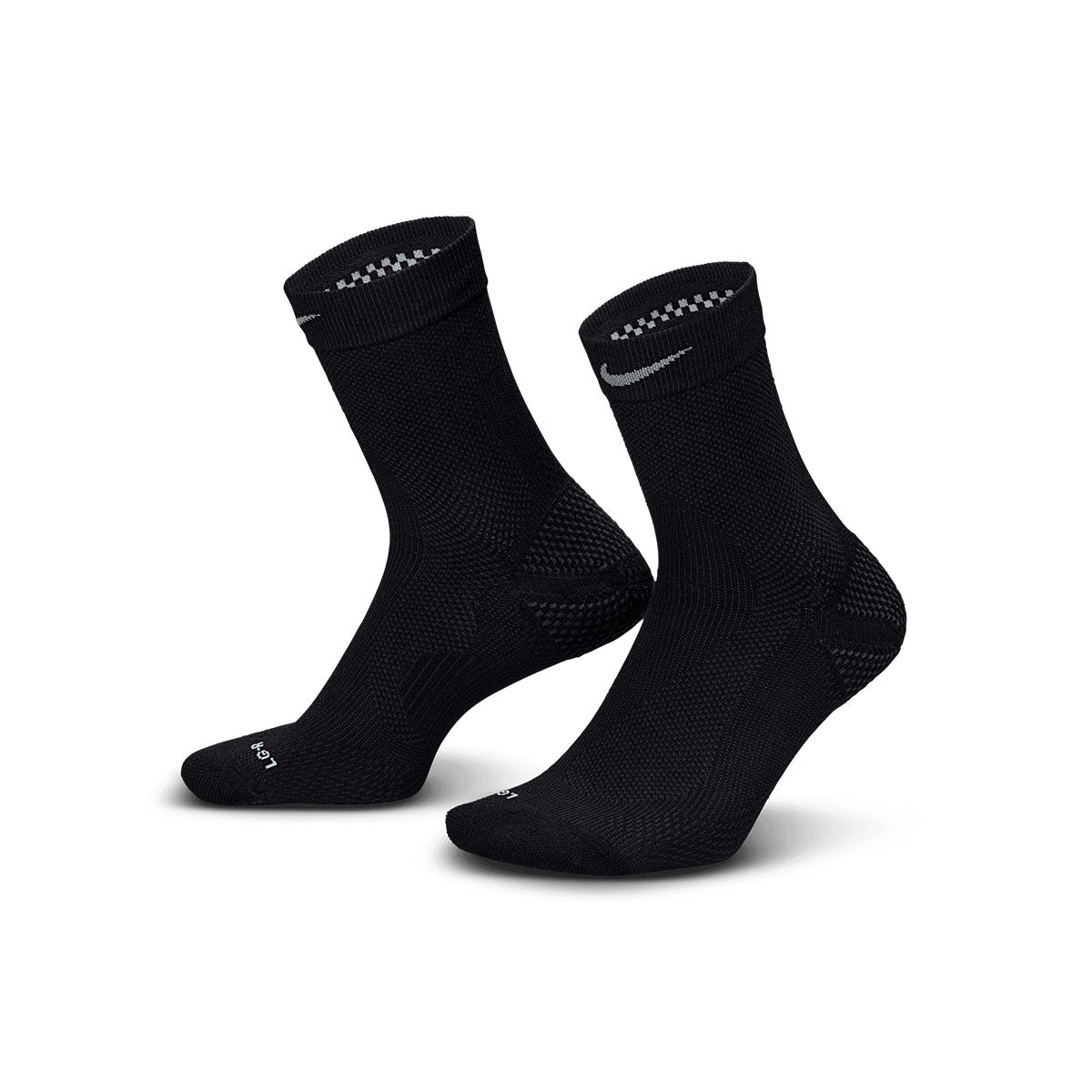 Nike Lightweight Run Micro Crew Strømper i sort farve