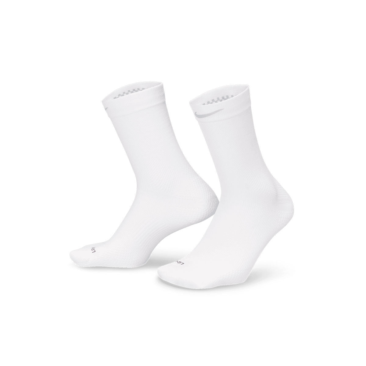 Hvide Nike Lightweight Running Crew Strømper med let vægt