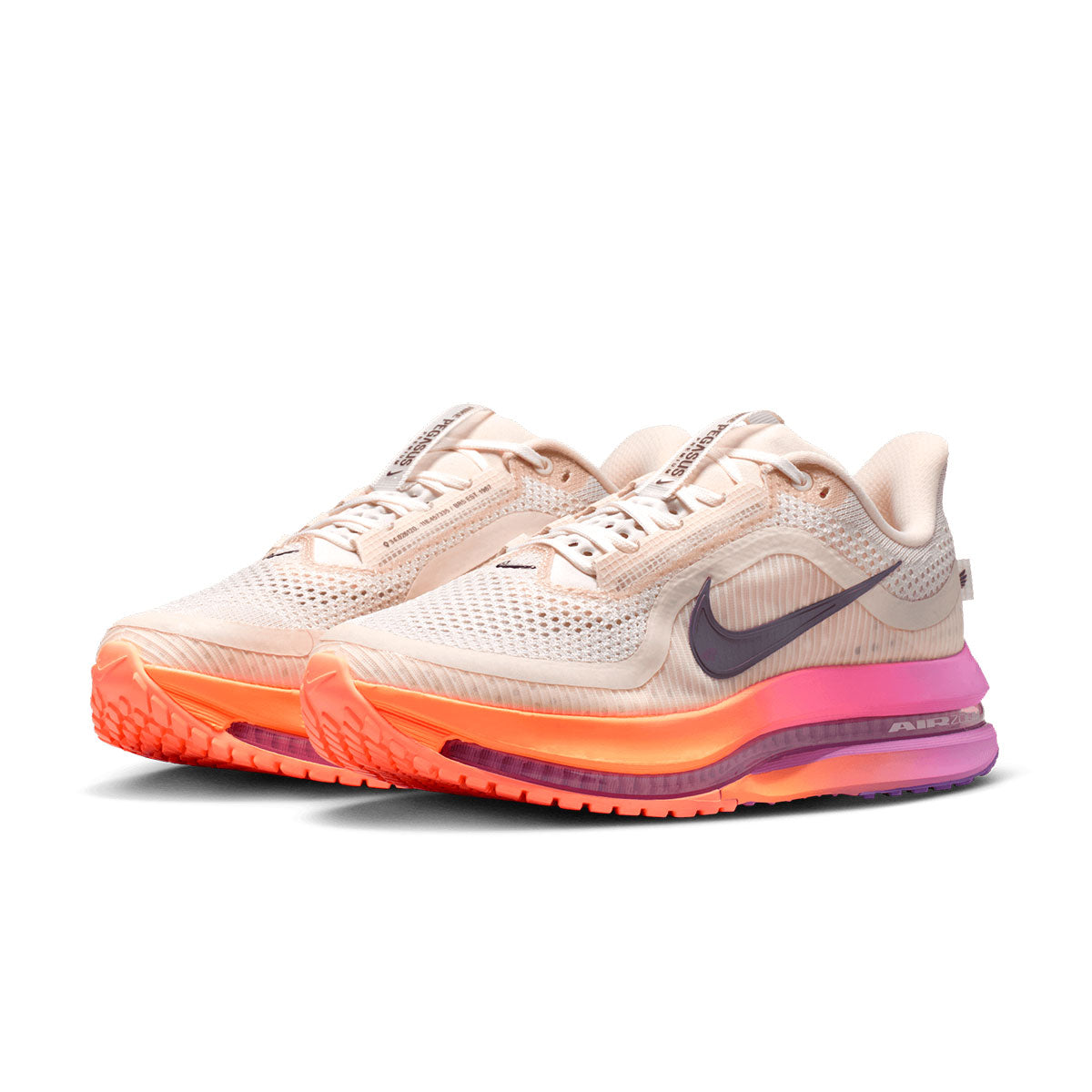 Nike Pegasus Premium Dame løbesko i lyse farver med farvet sål