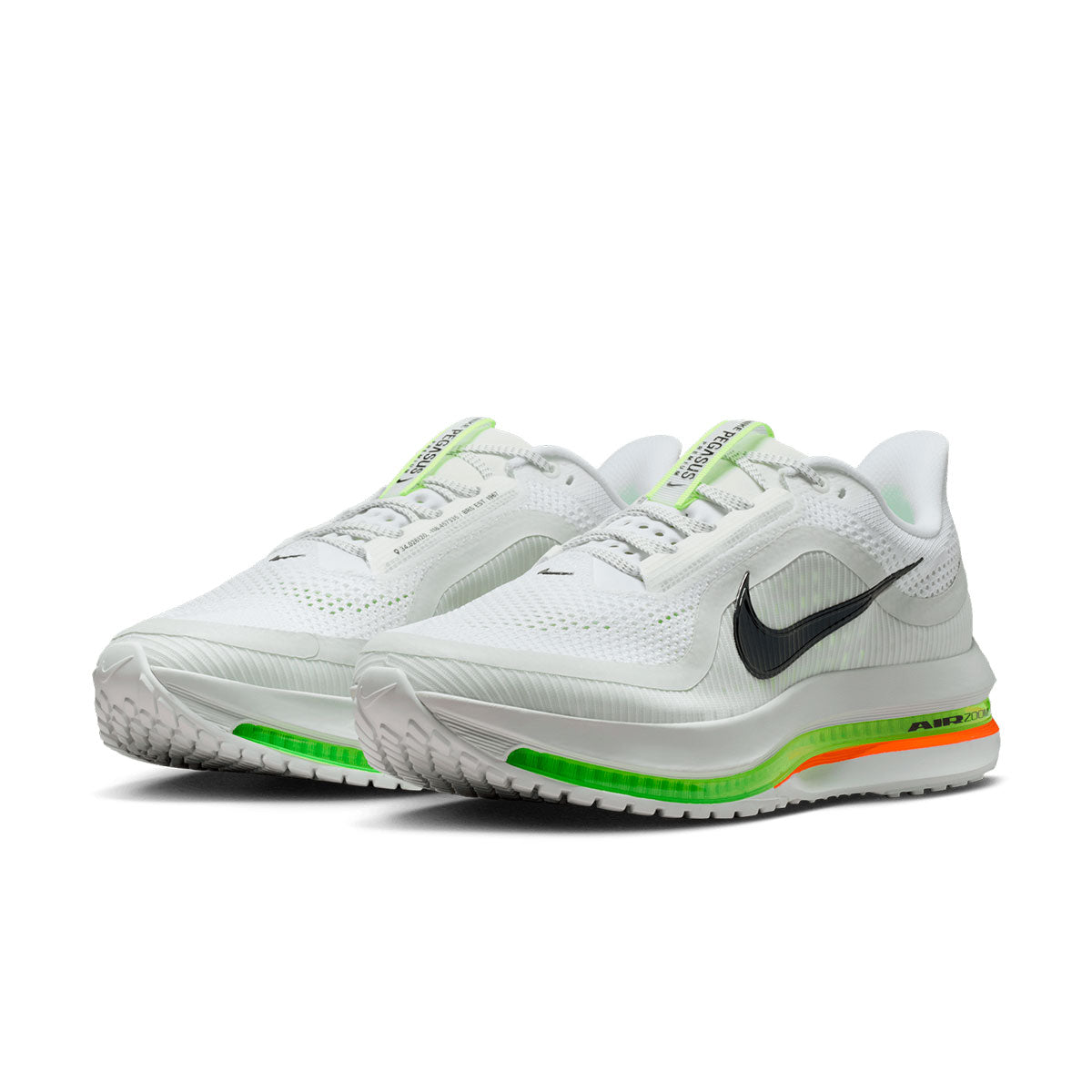 Nike Pegasus Premium herre løbesko i hvid med grønne detaljer