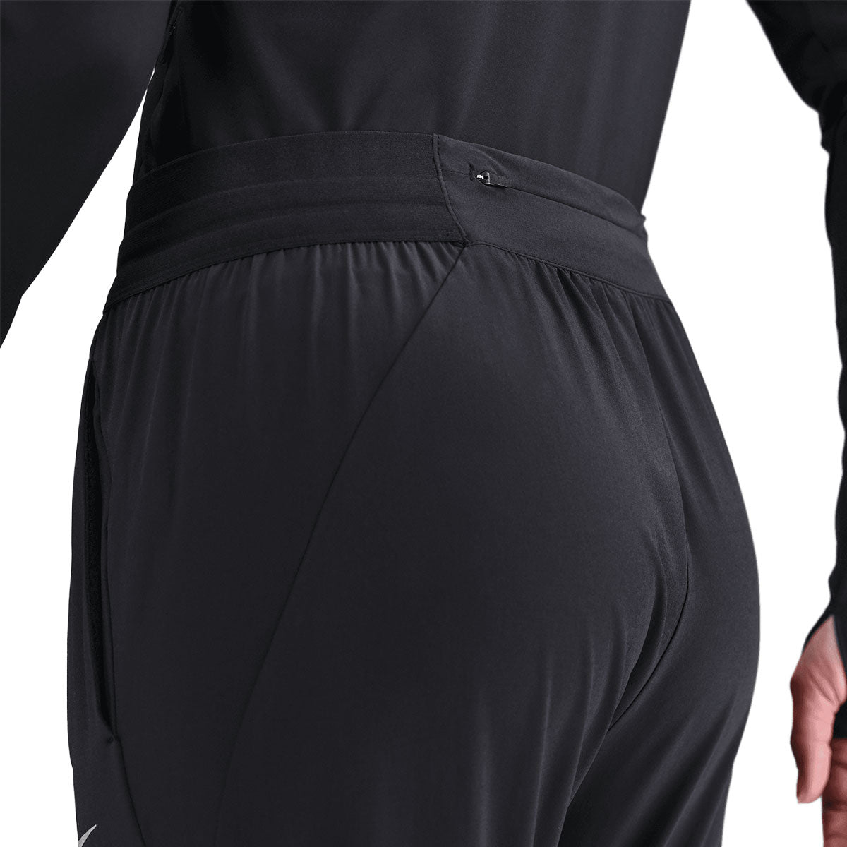 Nike Swift Dri-Fit mid-rise bukser til damer i sort