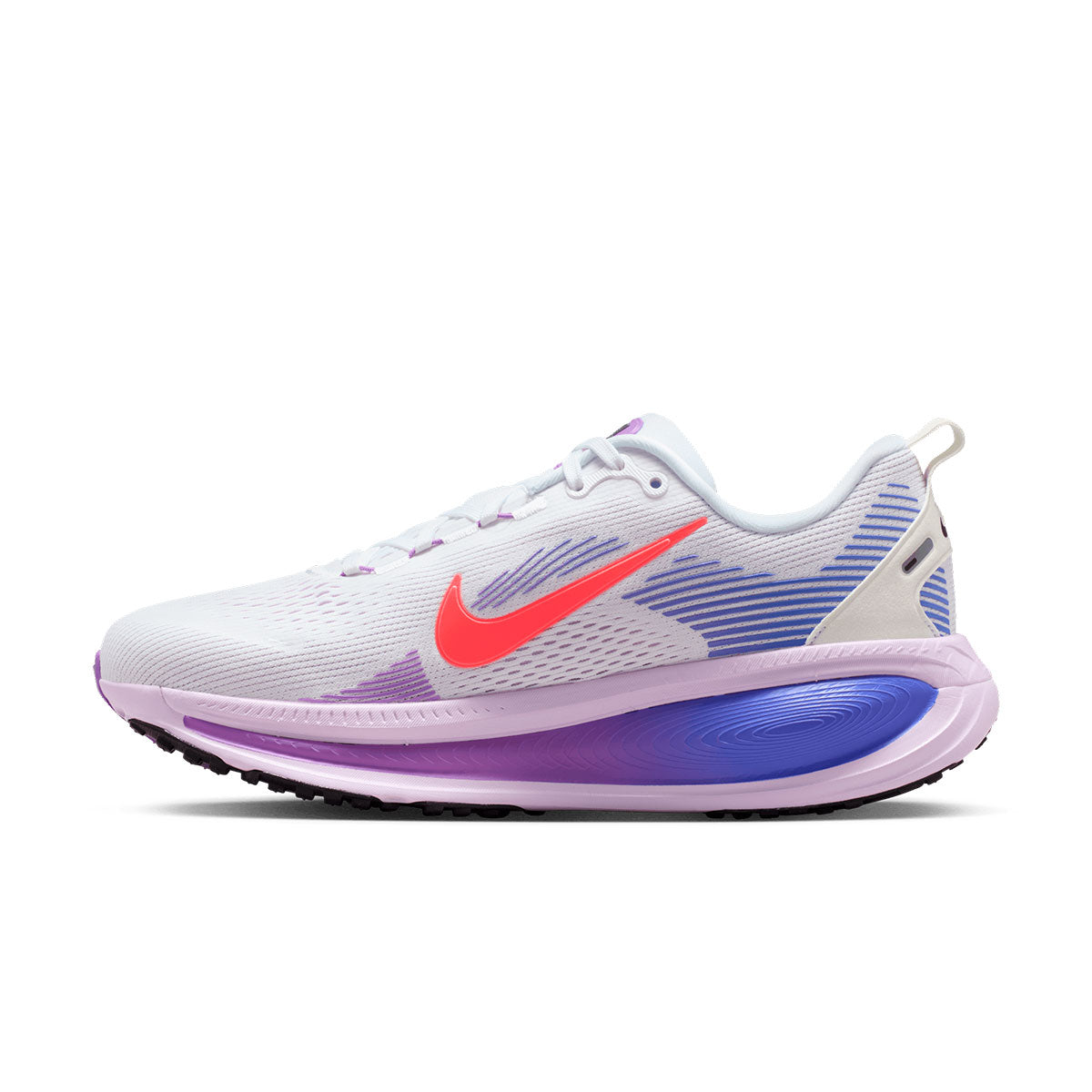 Nike Vomero 18 Dame løbesko i hvid, lilla og rød farve