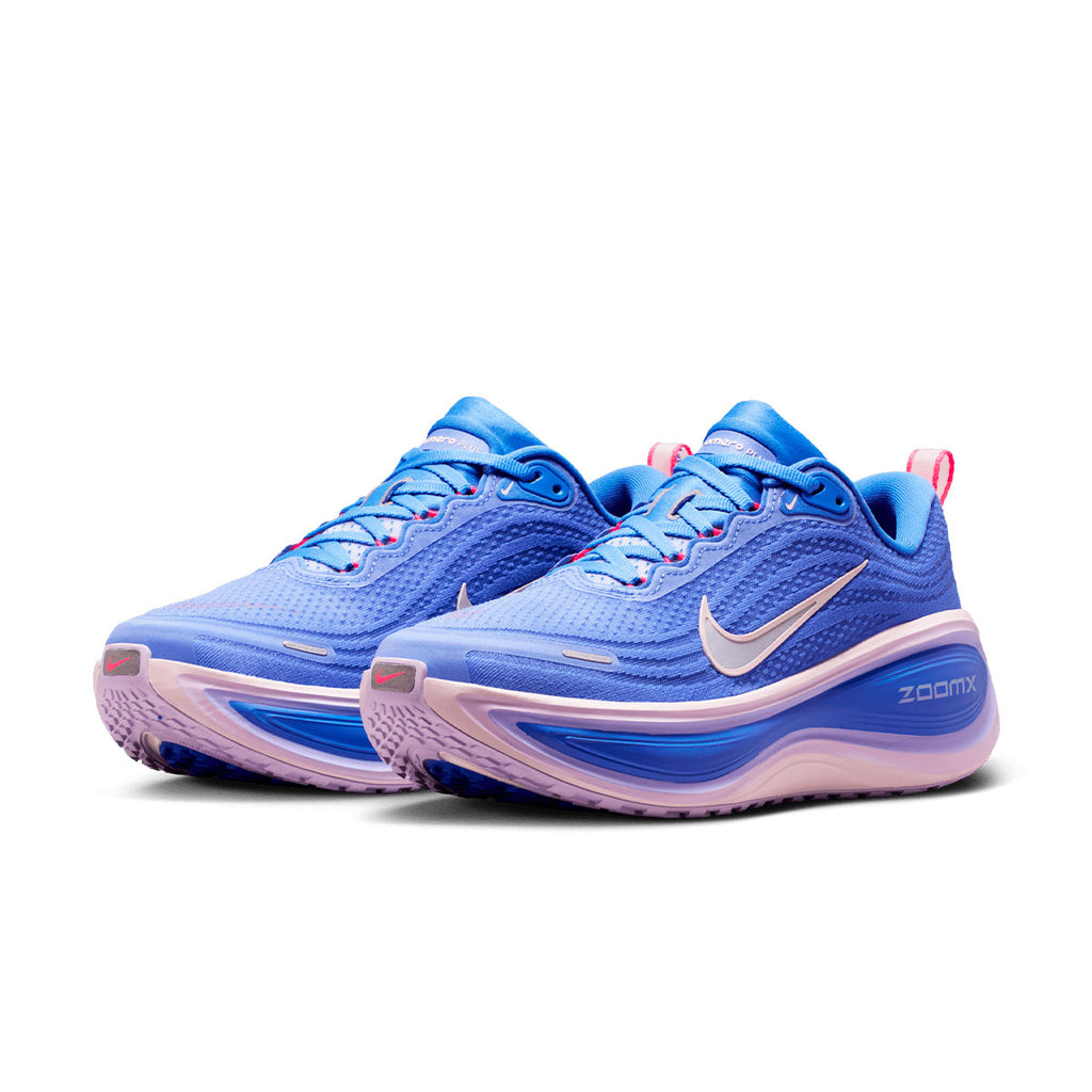 Nike Vomero Plus Dame løbesko i blå med lyserød swoosh