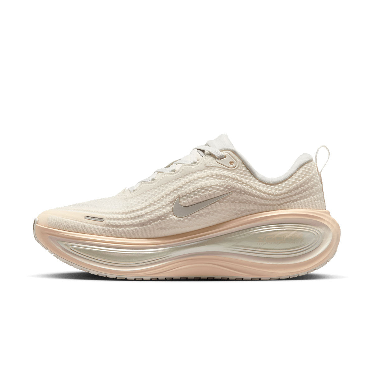Nike Vomero Plus Dame løbesko i lys beige med sølv detaljer