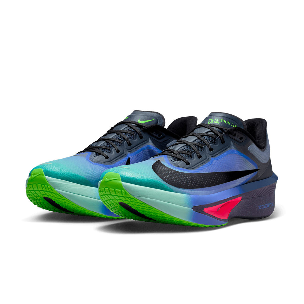Nike Zoom Fly 6 Glam herre løbesko i blå og grøn farve