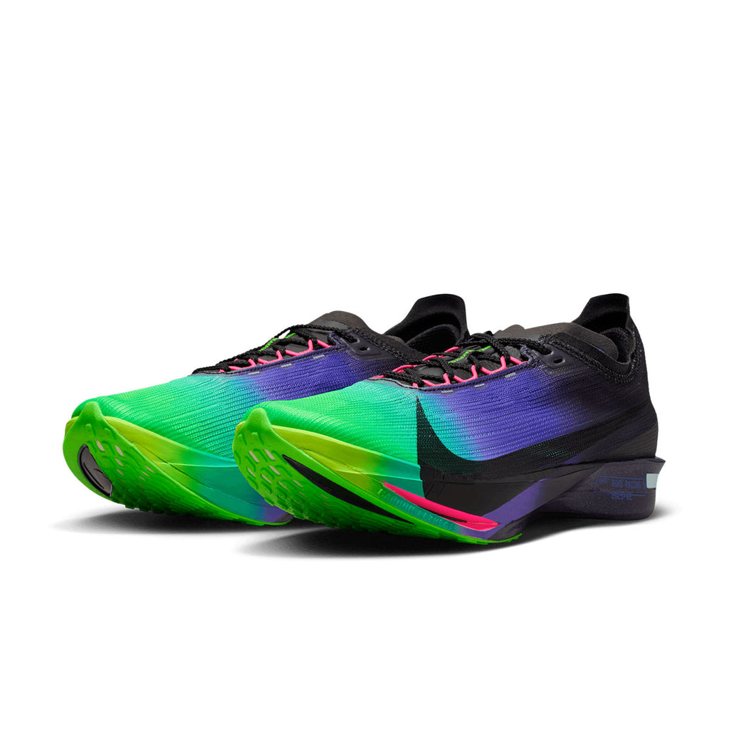 Nike ZoomX Streakfly 2 herre løbesko i grøn og lilla farve