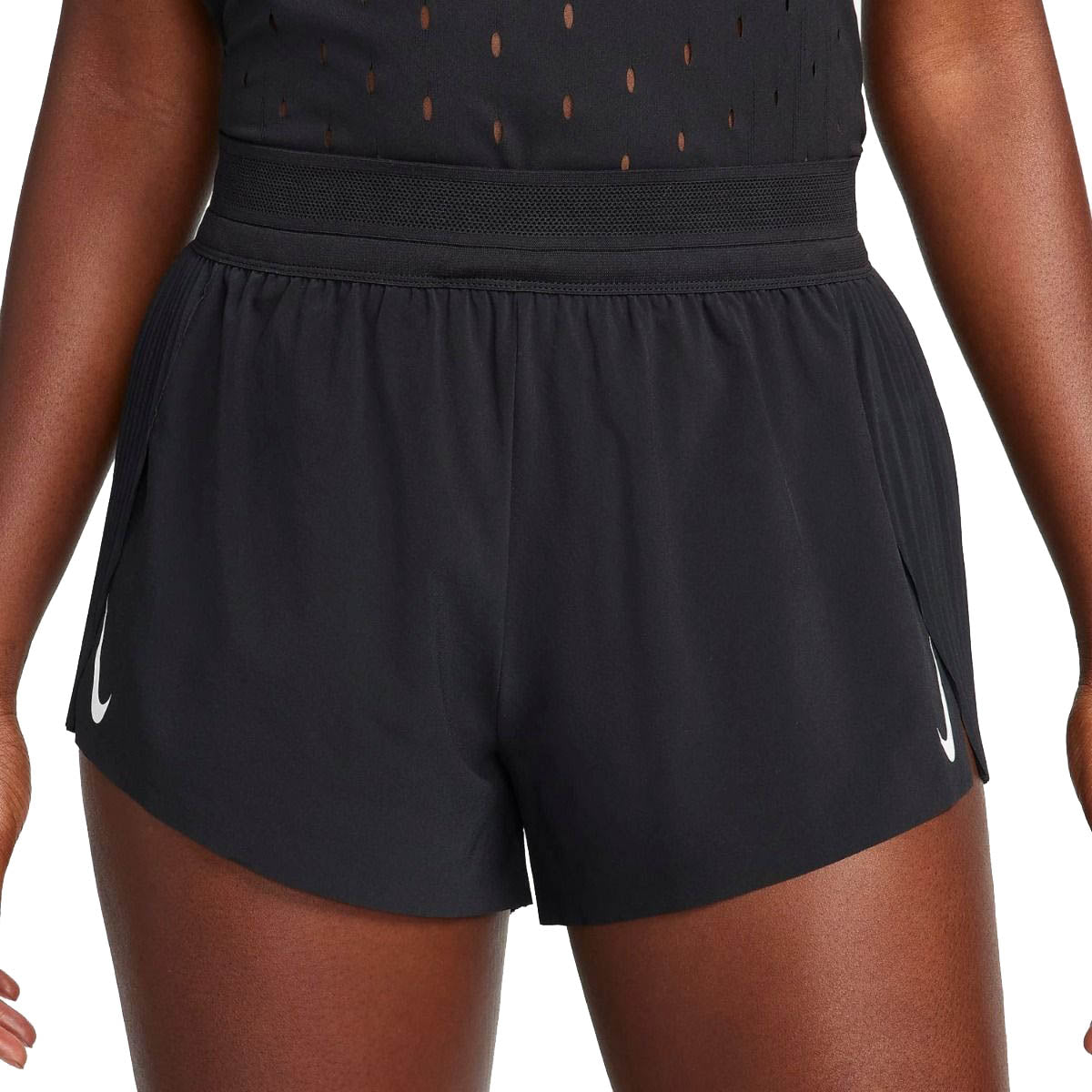 Nike AeroSwift Mid-Rise 3in Shorts Dame