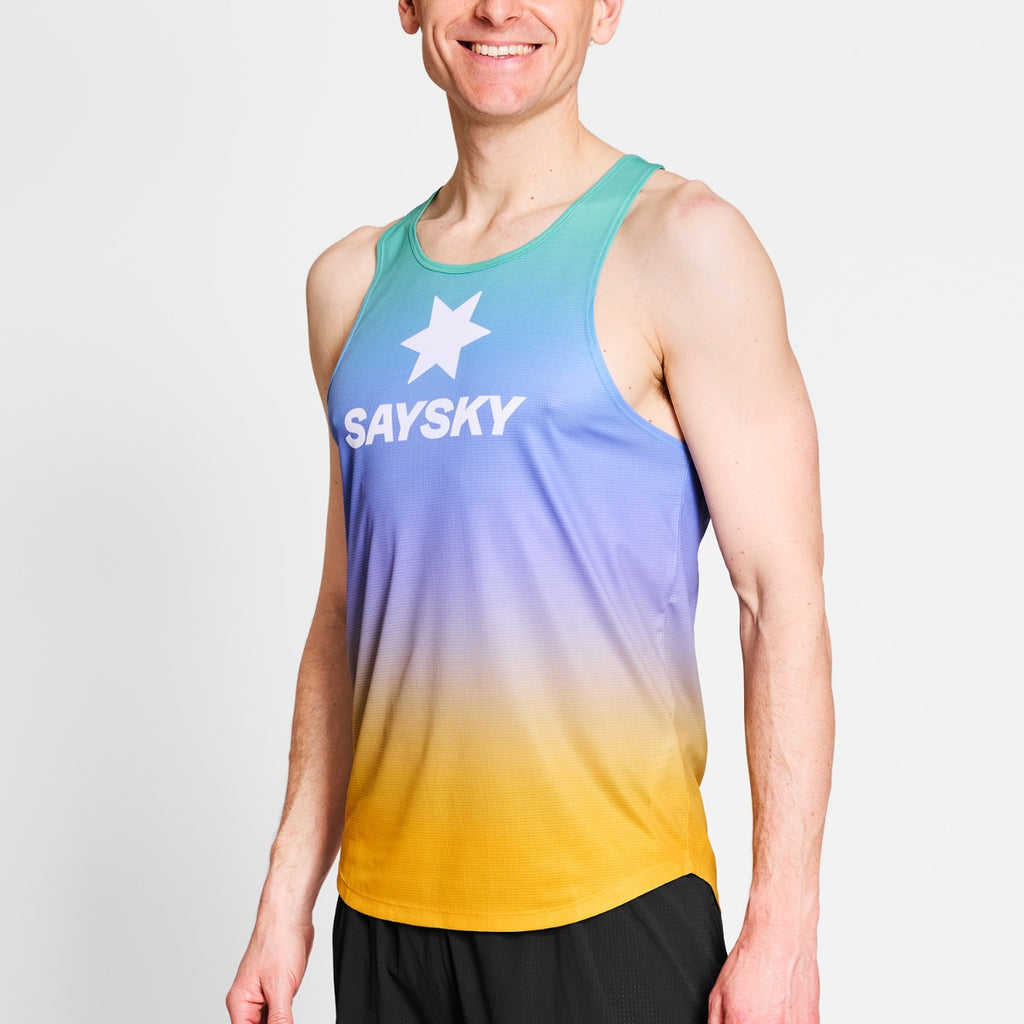 Saysky Drip Dye Flow Singlet