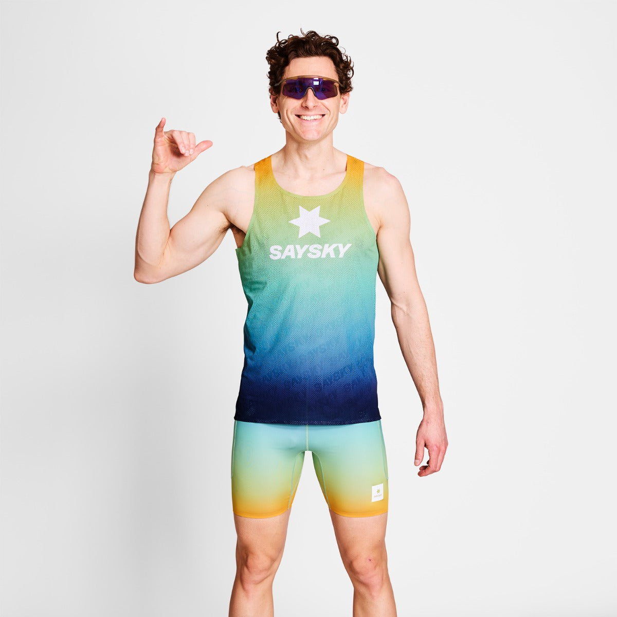 Saysky Drip Dye Combat+ Short Tights 7"