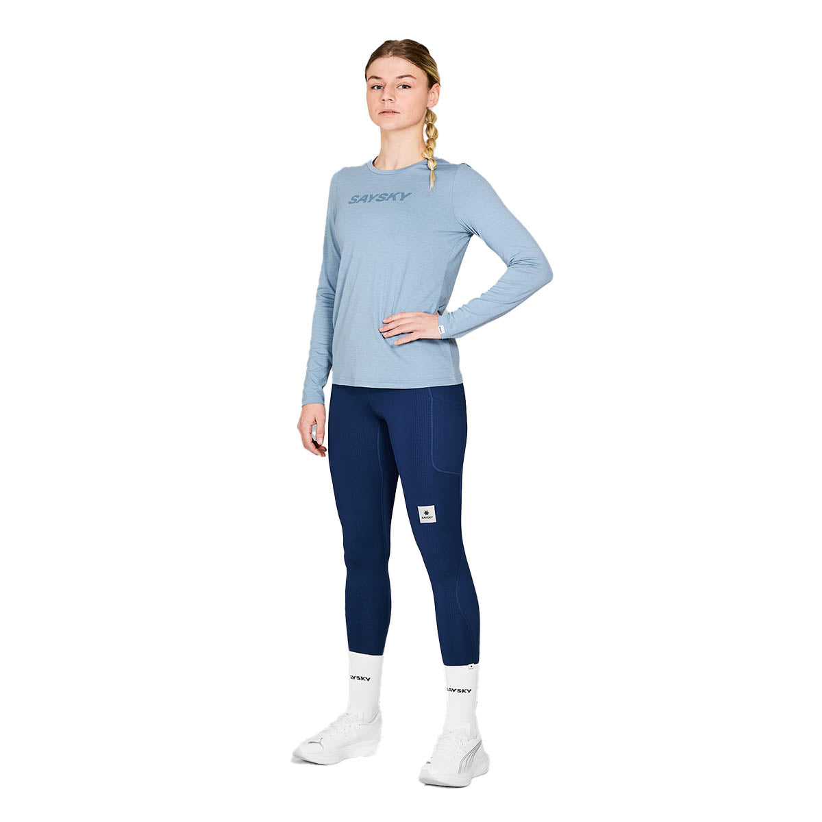 Saysky Logo Pace Long Sleeve Dame