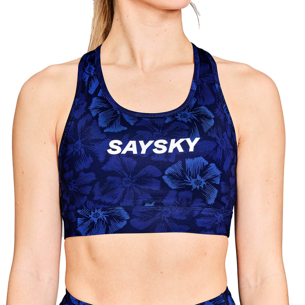 Saysky Flower Combat Sports Bra