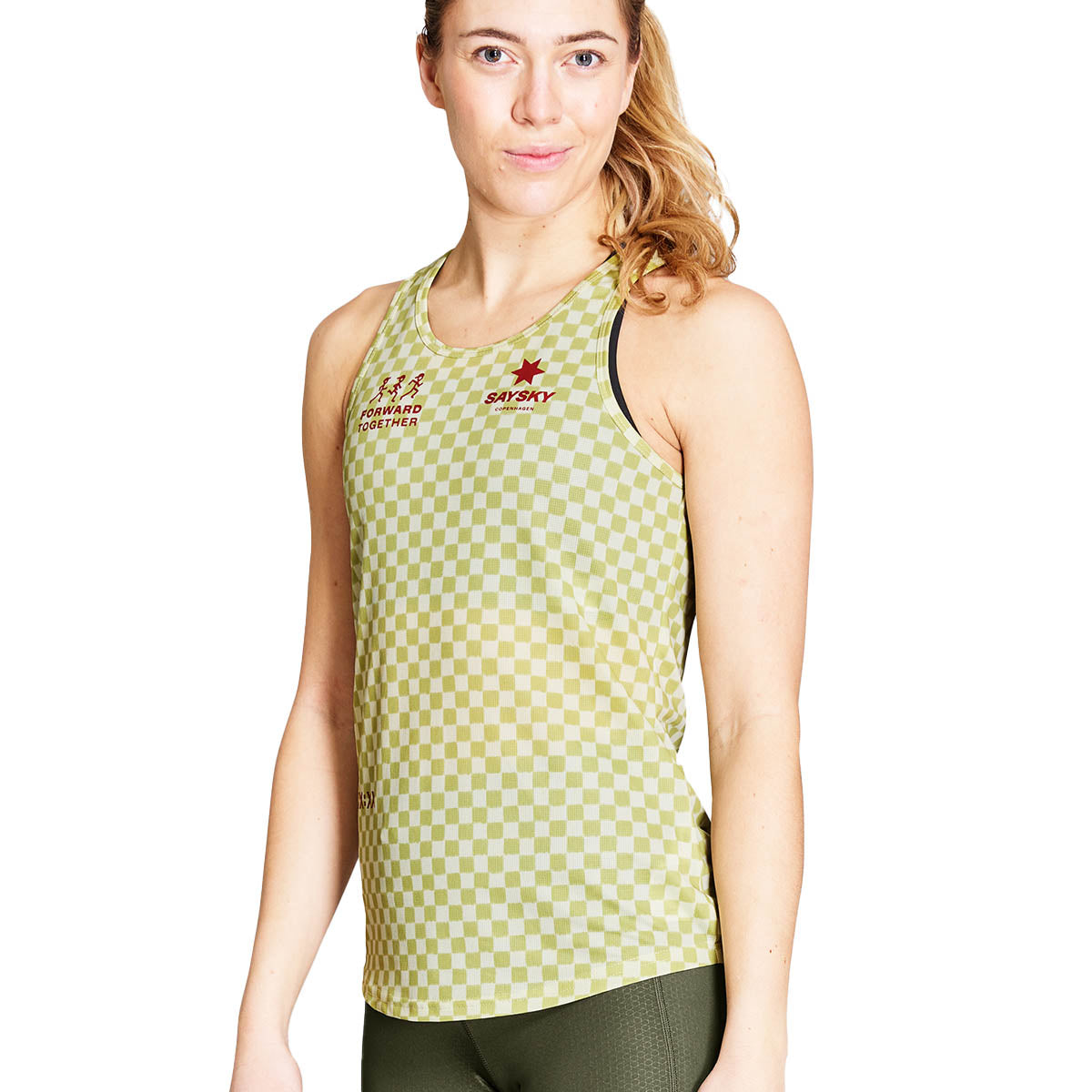 Saysky Checker Combat Singlet Dame