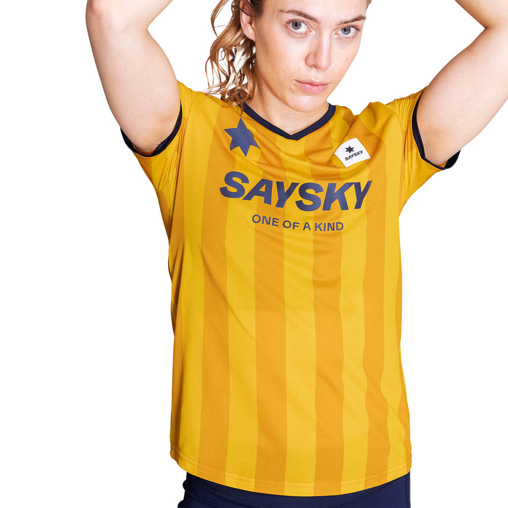 Saysky Stripe Combat T-shirt Dame