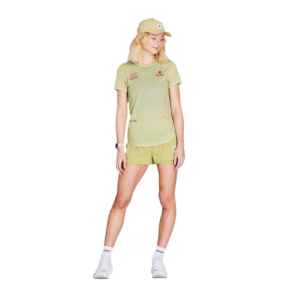 Saysky Checker Combat T-shirt Dame