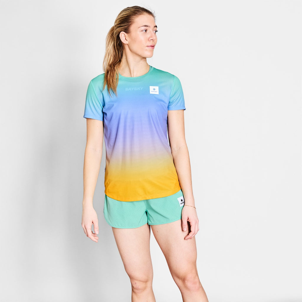 Saysky Drip Dye Flow T-shirt Dame