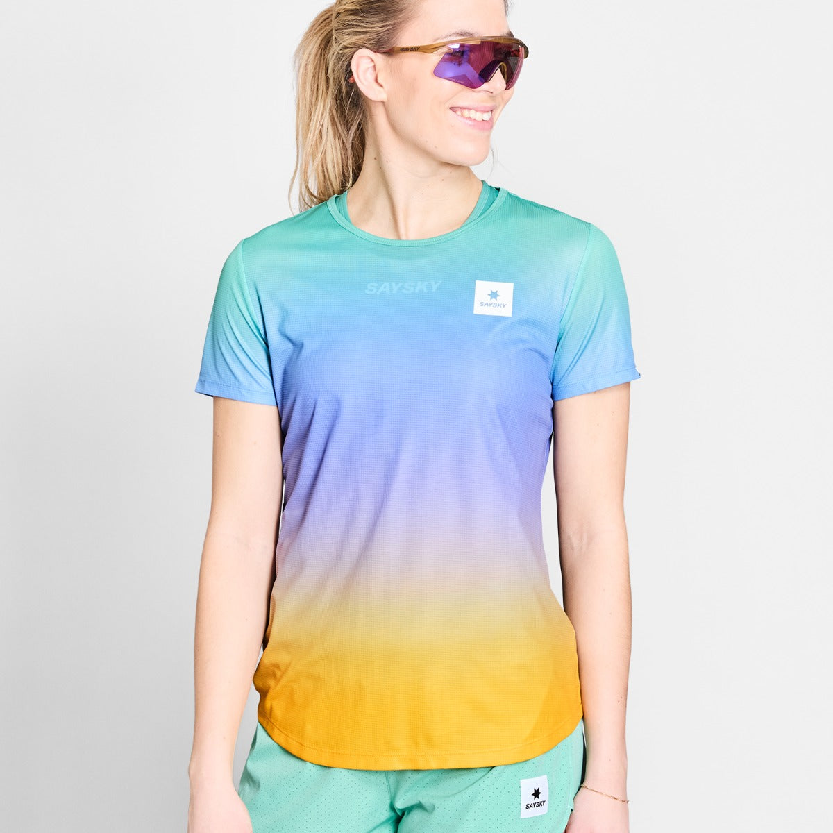 Saysky Drip Dye Flow T-shirt Dame