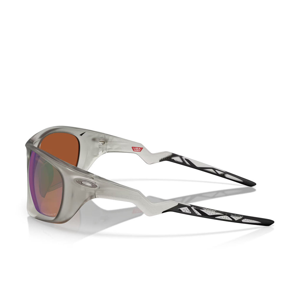 Solbriller Oakley Lateralis Prizm Shallow Water Polar med grå ramme