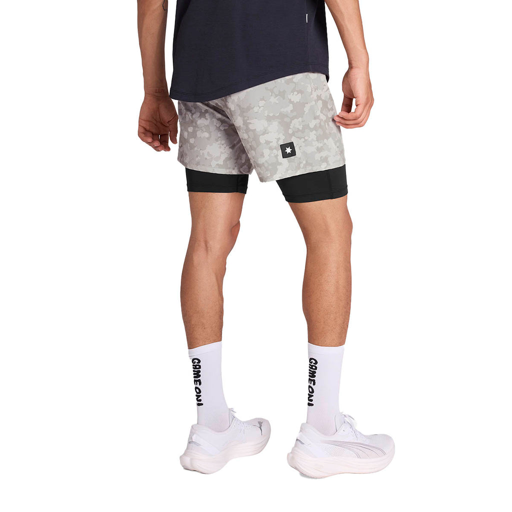 Saysky Camo Pace 2 in 1 Shorts 5"
