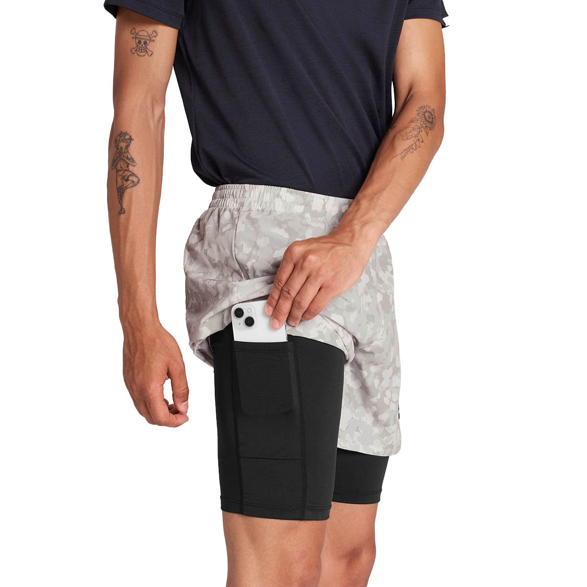 Saysky Camo Pace 2 in 1 Shorts 5