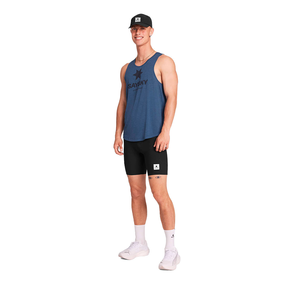 Saysky Logo Combat Pro Singlet Herre