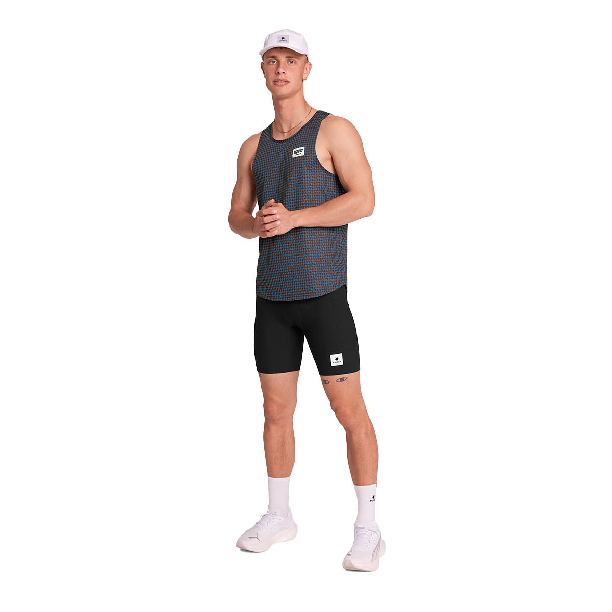 Saysky Houndstooth Combat Singlet